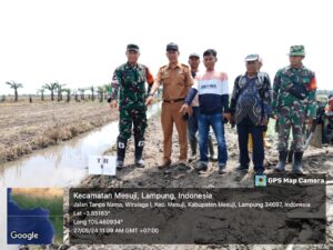 Dandim 0426 Tulang Bawang Tinjau lokasi Oplah