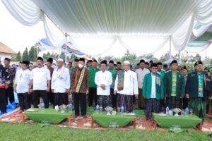 Pj Bupati Tulang Bawang Hadiri Hari Lahir NU ke-78 Tahun 2024 di Kampung Gedung Rejo Sakti