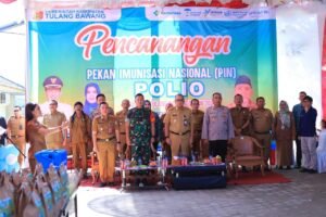 Sekdakab Tulang Bawang Hadiri Pekan Imunisasi Nasional (PIN) Polio 2024