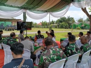 Kodim 0426 Tulang Bawang ikut sukseskan program TNI AD Manunggal Air.