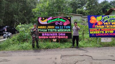 Dalam Rangka HUT Tiyuh Tirta makmur,Polsek Tubaba Tengah Laksanakan Pengamanan