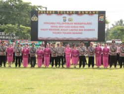 Polres Tulang Bawang Laksanakan Pelantikan dan Sertijab Jabatan, Ini Daftar Nama Pejabat Baru