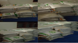 beras bantuan pemerintah ( foto tangkapan layar vidio )