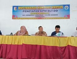 Pemerintah Kampung Menggala Gelar Musyawarah Penetapan Penerima BLT-DD 2025