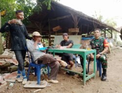Babinsa 426-05 PA Ajak Warga Tingkatkan Keamanan Lewat Komsos