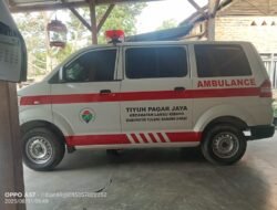 Tiyuh Pagar Jaya Sediakan Ambulans Gratis dari Dana Desa 2025