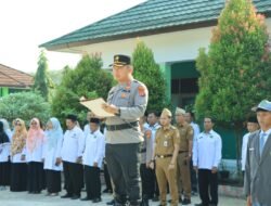 Muspida Road to School : Kapolres Tulang Bawang Barat Berikan Himbauan Di MAN 1 Tulang Bawang Tengah