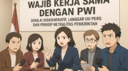 Pernyataan “Wajib Kerja Sama dengan PWI” Dinilai Diskriminatif, Langgar UU Pers dan Prinsip Netralitas Pemerintah