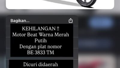 Diduga Tertipu, Warga Kedaton Laporkan Dugaan Penggelapan Sepeda Motor ke Polisi