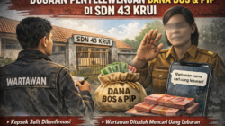 Diduga Ada Kejanggalan Dana BOS dan PIP, SDN 43 Krui Jadi Sorotan Wartawan