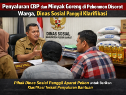 Penyaluran CBP dan Minyak Goreng di Pekonmon Disorot Warga, Dinas Sosial Didorong Lakukan Klarifikasi