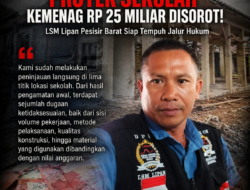 Dugaan Penyimpangan Proyek Sekolah Kemenag Rp25 Miliar Disorot, LSM Lipan Siap Tempuh Jalur Hukum